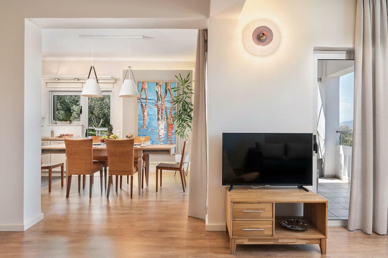 Anemone Holiday Apartment Kato Daratso Bagian luar foto